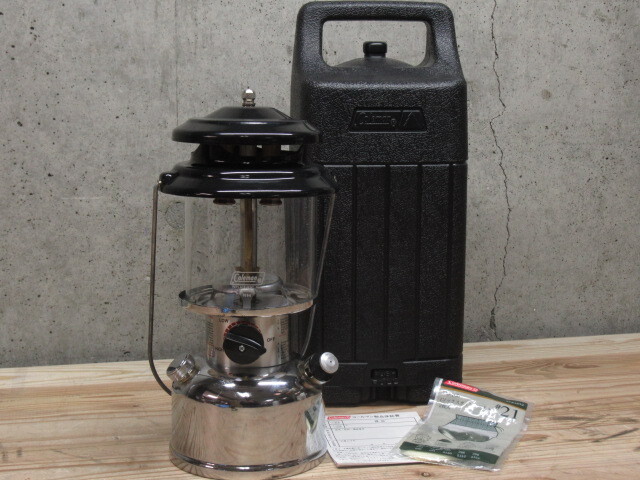 Coleman 288 DELUXE ランタン コールマン two mantle ツーマントル 1992年製 シルバー 288A742J マントル / ケース 現状品 Thumbnail
