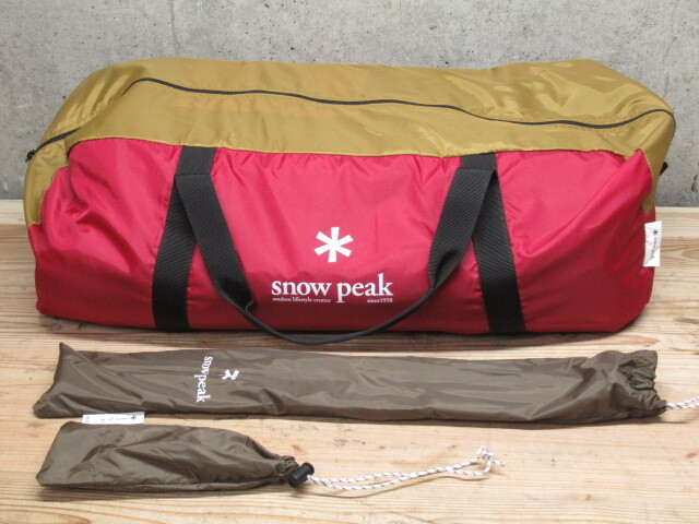 未使用品 snowpeak スノーピーク アメニティドーム M SDE001RH / アップライトポールセット キャンプ アウトドア Thumbnail