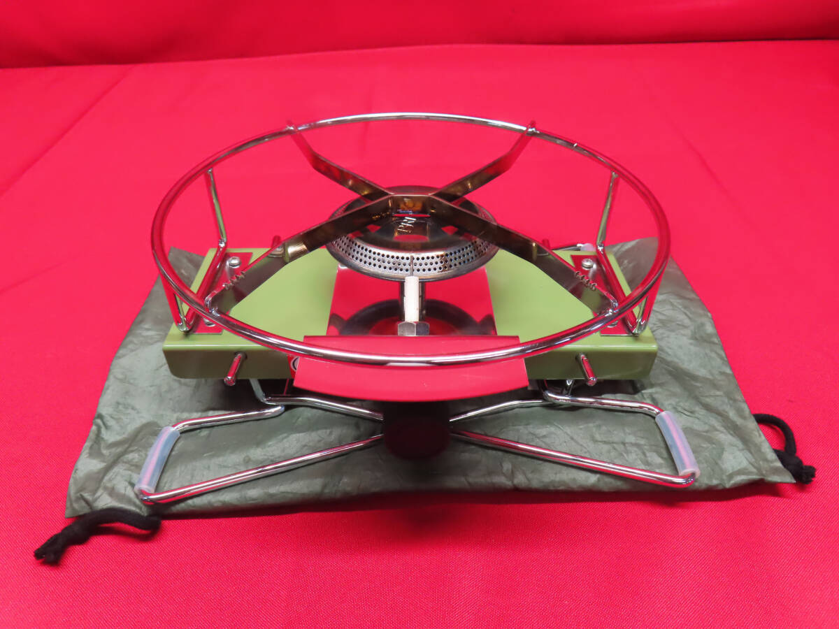 PRIMUS プリムス iwatani イワタニ コンパクトシングルバーナー P-2280A 動作確認済み 袋付き アウトドア Thumbnail