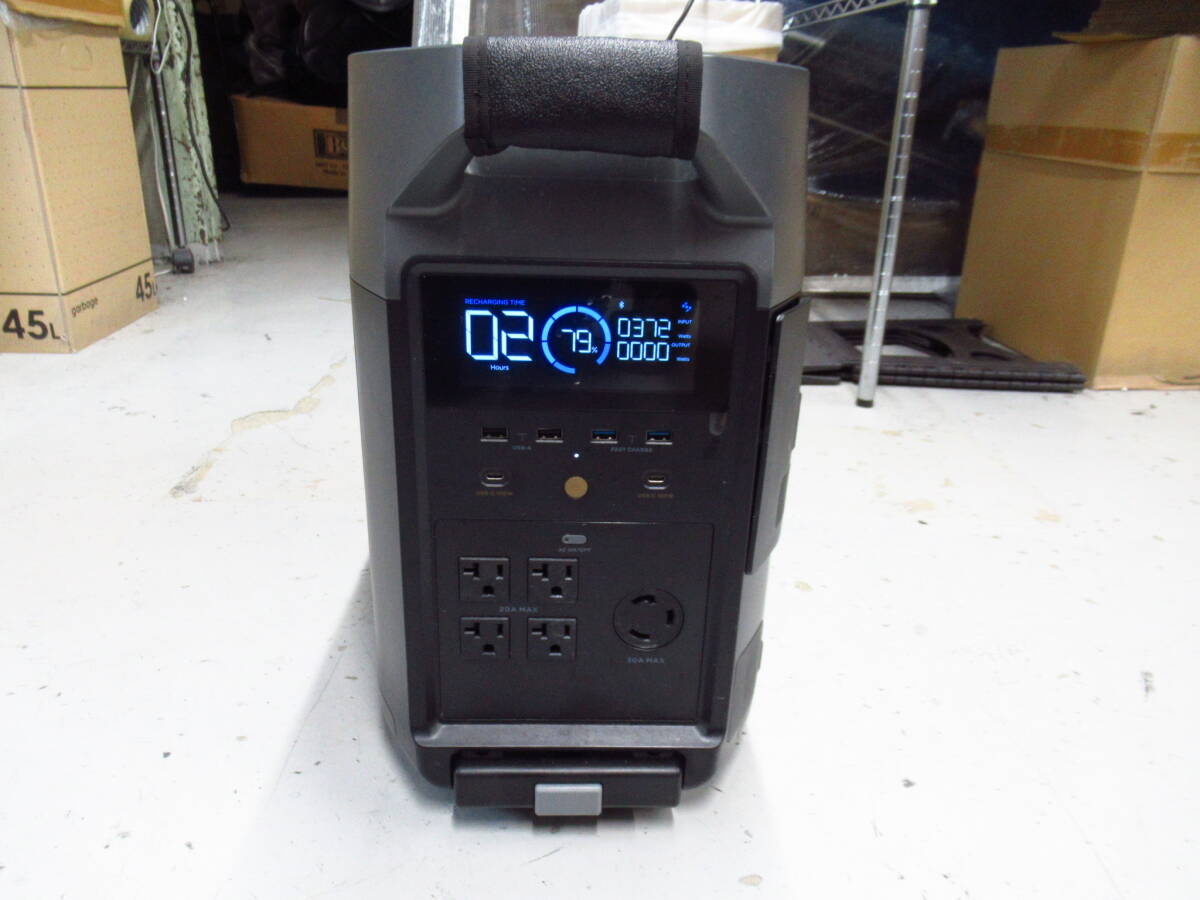 動作確認済 EcoFlow DELTA Pro エコフロー デルタ プロ ポータブル電源 災害対策 アウトドア Thumbnail