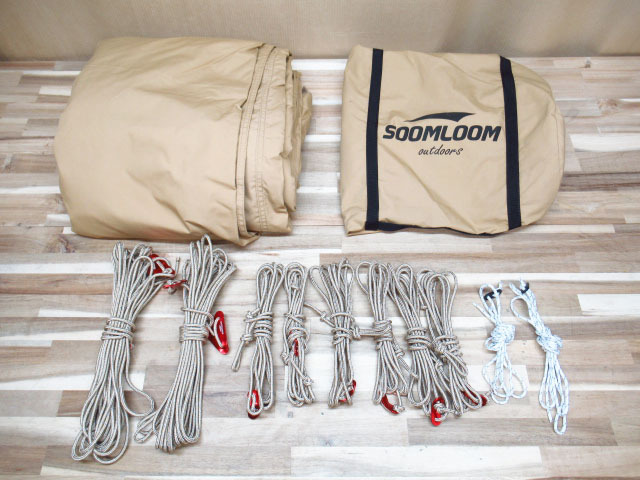 Soomloom タープ Adranus 5.1ｍX5.1ｍ 焚き火可 ポリコットンTC ファイアプレイス キャンプ アウトドア Thumbnail